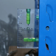 High Transparent Magnetic Level Bubble Mini Spirit Level with Three Strong Magnets Fitting for Construction Household