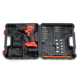 Cordless Electric Power Tool OEM Cordless 21V Impact Drill With 45N.m High Torque And Powerful Brush Motor Drill Set