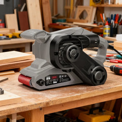 Electric Belt Sander Woodworking Tool Variable Speed Power Sander Copper Motor Grinder Carpenter Polishing Grinding Machine