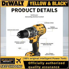 Dewalt DCD796 Cordless Impact Drill 2000RPM Brushless Electric Drill Multifunctional Electric Screwdriver Electric Tool