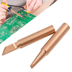 5pcs Soldering Iron 900M Soldering Iron Head Set Inside Hot Bare Copper Electric Soldering Iron Tip