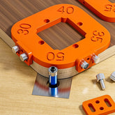 Woodworking Router Corner Radius Templates Jig R10 to R50 Routing Curved Corners Milling Circular Radian Hardness ABS Tool