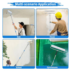Painting Roller Paint Roller 18 Inch Width 1/2 Inch Fluff High Efficiency Wall Painting Rolling Brush for All Paints