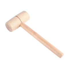 Carpenter Beech Wood Hammer Wooden Hammer Carpenter Beech Wood Round Head Woodworking Hand Tool for