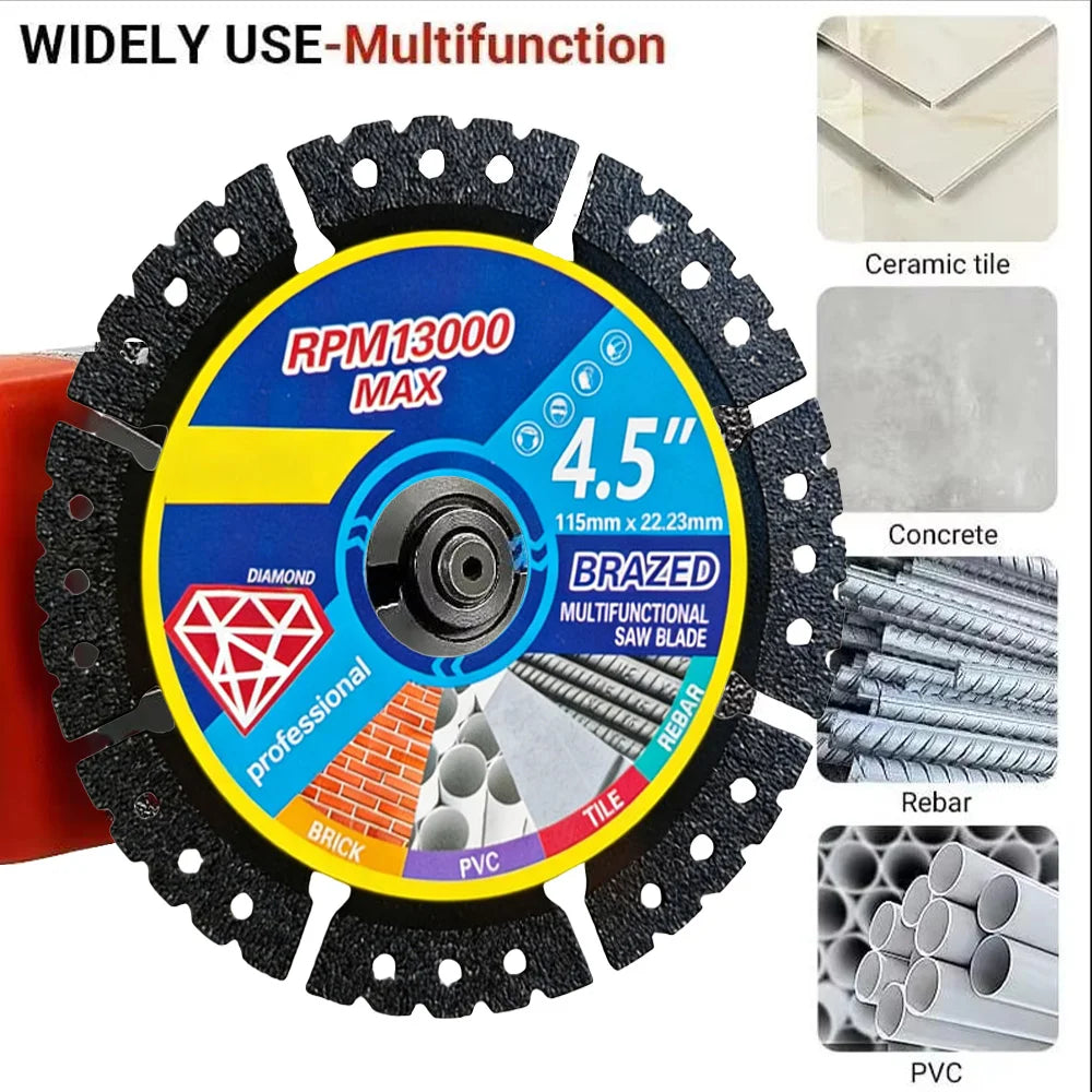 Diamond Composite Multifunctional Cutting Saw Blade Ultra-thin Saw Blade Ceramic Tile Glass Cutting Disc for Angle Grinder