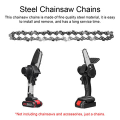 6 Inch Mini Steel Chainsaw Chains Electric Chainsaws Accessory Practical Chains Replacement Electric Chainsaws Accessory