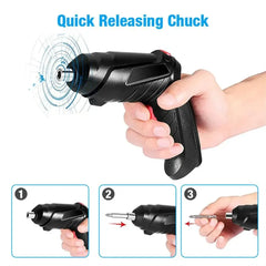 electric screw driver Mini Household Electric Drill Rotated Cordless Screwdriver Power Tools Household Maintenance Repair