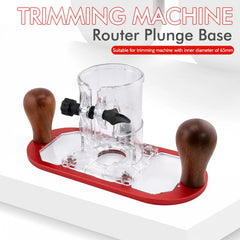 2025 Wood Router Base for Edge Guide - Woodworking Trimming Machine Milling Groove Flip Engraving Trimming Opening Milling Base