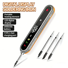 8-15W Type-C Digital Electric Soldering Iron Kit Intelligent Adjustable Temperature Fast Heating Mini Solder Irons Repair Tool