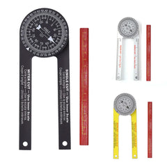 Miter Saw Protractor High Precision 360° Horizontal Angle Finder Woodworking Cutting Positioner for Carpenters Plumbers