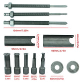 Motorcycle Bearing Pullers 9-23mm Bicycle Inner Bearing Extractor Hand Repairing Tools Wheel Gear Remover Pulling Extractor
