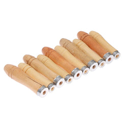 5Pcs/set 9/11cm Wooden File Handle Wood Rasp Woodworking Polishing Rust Proof Filing Tools Replacement Wooden File Handle