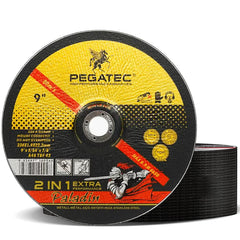 9 inch angle grinder cutting disc, 9 inch in diameter, thickness 5/64 inch, with a pull-type cutting disc with an inner of 7/8 i