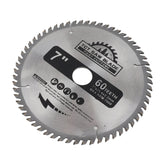 Saw Blade 7”180mm 60 Teeth Carbide Circular Saw Blade Cutting Disc for Wood Plastic