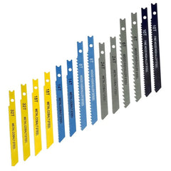 14Pcs/set Jigsaw Blades Assorted U Fitting Jigsaw Blades Set For Wood PVC Plastic Aluminum Sheet Metals Cutting TOOL