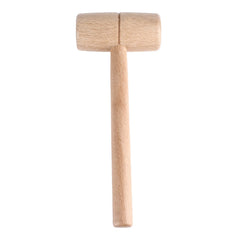 Carpenter Beech Wood Hammer Wooden Hammer Carpenter Beech Wood Round Head Woodworking Hand Tool for