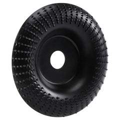 AA81-Grinder Wheel Disc 4 Inch Wood Shaping Wheel, Wood Grinding Shaping Disk For Angle Grinders With 5/8Inch Arbor