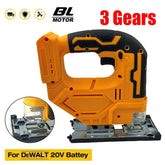 Cordless Jig Saw Electric Jigsaw 3 Gears Portable Multi-Function Woodworking Power Tools for Dewalt 18V 20V Battery