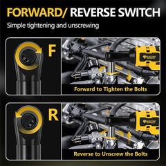 Electric Ratchet Wrench DCF512 20V Battery Cordless Driver DCF512 Removal Screw Nut 3/8" Driver Power Tools Impact wrench