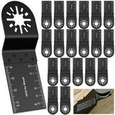 20/5pcs Oscillating Multi-Tool Blade Bi-Metal Saw Blades Set Professional Wood/Metal Universal Quick Release Multitool Oscillat