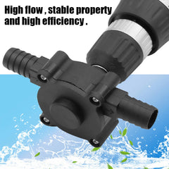 Electric Drill Pump Diesel Oil Fluid Water Pump Home Garden Outdoor Tool Portable Mini Hand Self-priming Liquid Transfer Pumps