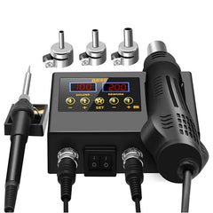 8898 Soldering Station Portable Digital Hot Air Gun Rework Solder Station Hot Air Blower Heat Gun Desoldering VS 8586D 8586