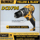Dewalt DCD796 Cordless Impact Drill 2000RPM Brushless Electric Drill Multifunctional Electric Screwdriver Electric Tool