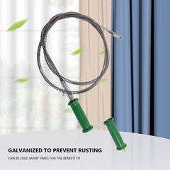2/4/5/10M Electric Drill Pipe Dredging Tool Spring Pipe Sewer Pipe Unblocker Bathroom Kitchen Drain Cleaner Sink Clogged Remover