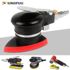 Professional Air Sander Pneumatic Polishing Machine Orbital Sander for Car Paint Care Stone Wood Grinder Polisher Tool 70X100mm