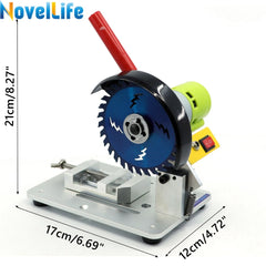 Multifunction Mini Miter Saw 4 inch Benchtop Cut Off Chop Machine DIY Hobby Wood Model Craft Tool 775 Motor 105mm Circular Blade