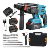 Hammer Drill Tool Set Machine 21v Battery Brushless Demolition Impact Electric Hammer Drill Power Rotary Hammers