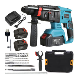 Hammer Drill Tool Set Machine 21v Battery Brushless Demolition Impact Electric Hammer Drill Power Rotary Hammers