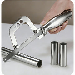 Mini Hacksaw Stainless Steel Frame Handmade Small Hacksaw Household DIY Handheld Saw for Wood / Plastic / Metal Cutting