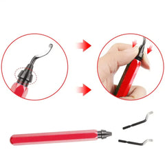 Rotary Deburr Tube Reamer and DIY Edge Cutter Combo: Burr Cutter, Scraper, Deburring Tool, Router Bit, Trimming Knife, Tool Part