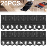 20PCS Multi Tool Blades Oscillating Saw Blade Multi-Function Saw Blade Renovator Multi Cutter Blade For Wood Plastic Metal Cutti