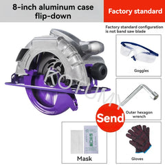 220V Electric Circular Saw 8-Inch Portable Inverted Table Saw Woodworking Electric Cutting Machine