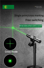 Self-Leveling Laser Tool: Cross Line Laser Level, Infrared Positioning Pointer & Alignment Marking Pen for Construction, Enginee