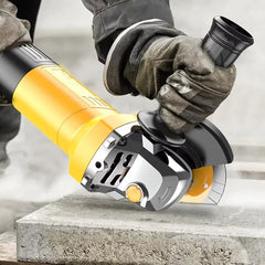 125mm Electric Angle Grinder 1050w 11000RPM 6-Variable Speed Power Tool Diy Grinding Machine for Grinding Cutting Metal Angular