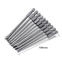 Screwdriver Set Strong Magnetic Batch Head Steel Slotted Cross Screw Driver Bits Car Repair Utility Electric Tool Accessories