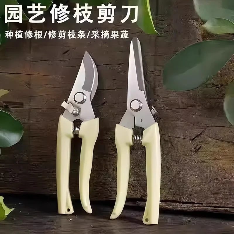 Garden Pruning Shears Gardening Scissors Floral Shears Fruit Tree Branch Cutter Flower Trimming Tool