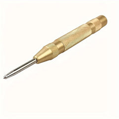 5-Inch Spring Automatic Center Punch - Steel, Precision Marking and Hole Initiation Tool