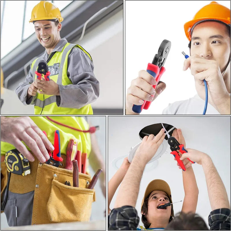 1250pcs Wire Terminal Crimp Connector Insulated Cable Terminals with Crimping Pliers