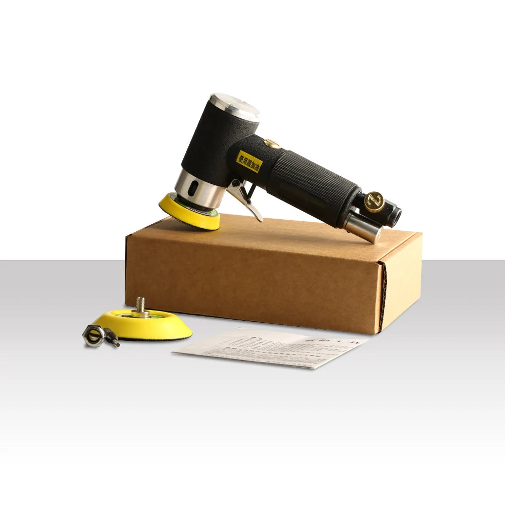 SPTA 1"/2"/3" Random Orbit Air Sander Machine Mini Pneumatic Polisher 15000RPM 3mm Orbit for Car Sanding Buffering Grinding