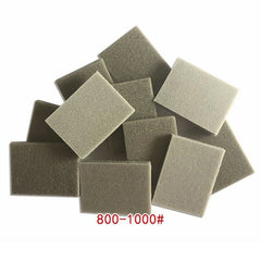 20Pcs Sponge Sanding Block Wet Dry Grinding Sandpaper 300-400 500-600 800-1000 1200-1500 Grit Polishing Pads Abrasive Sand Paper