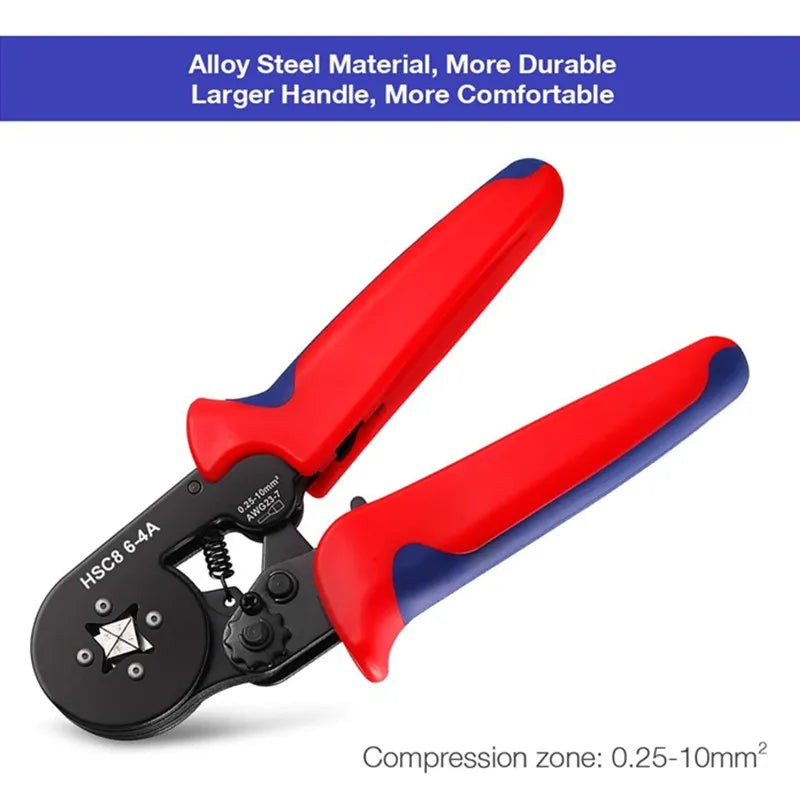 1250pcs Wire Terminal Crimp Connector Insulated Cable Terminals with Crimping Pliers