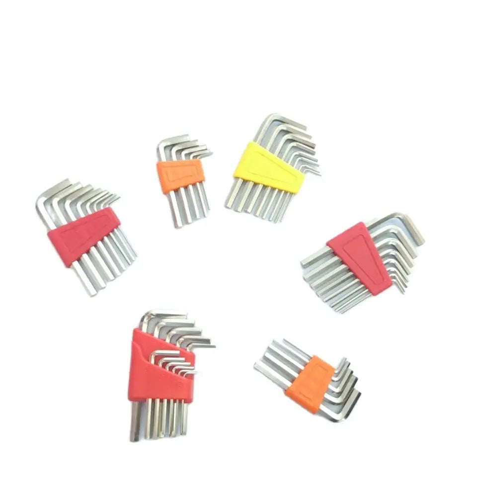 5/8/11 Pcs Allen Wrench Metric Wrench Inch Wrench L Wrench Size Allen Key Short Arm Tool Set Easy To Carry In The Pocket