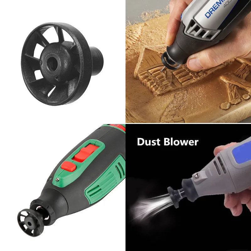 Electric Grinder Dust Blower with Thread Electrical Grinding Machine for Dremel Rotary Tool Accessory Rotary Tool Accessories