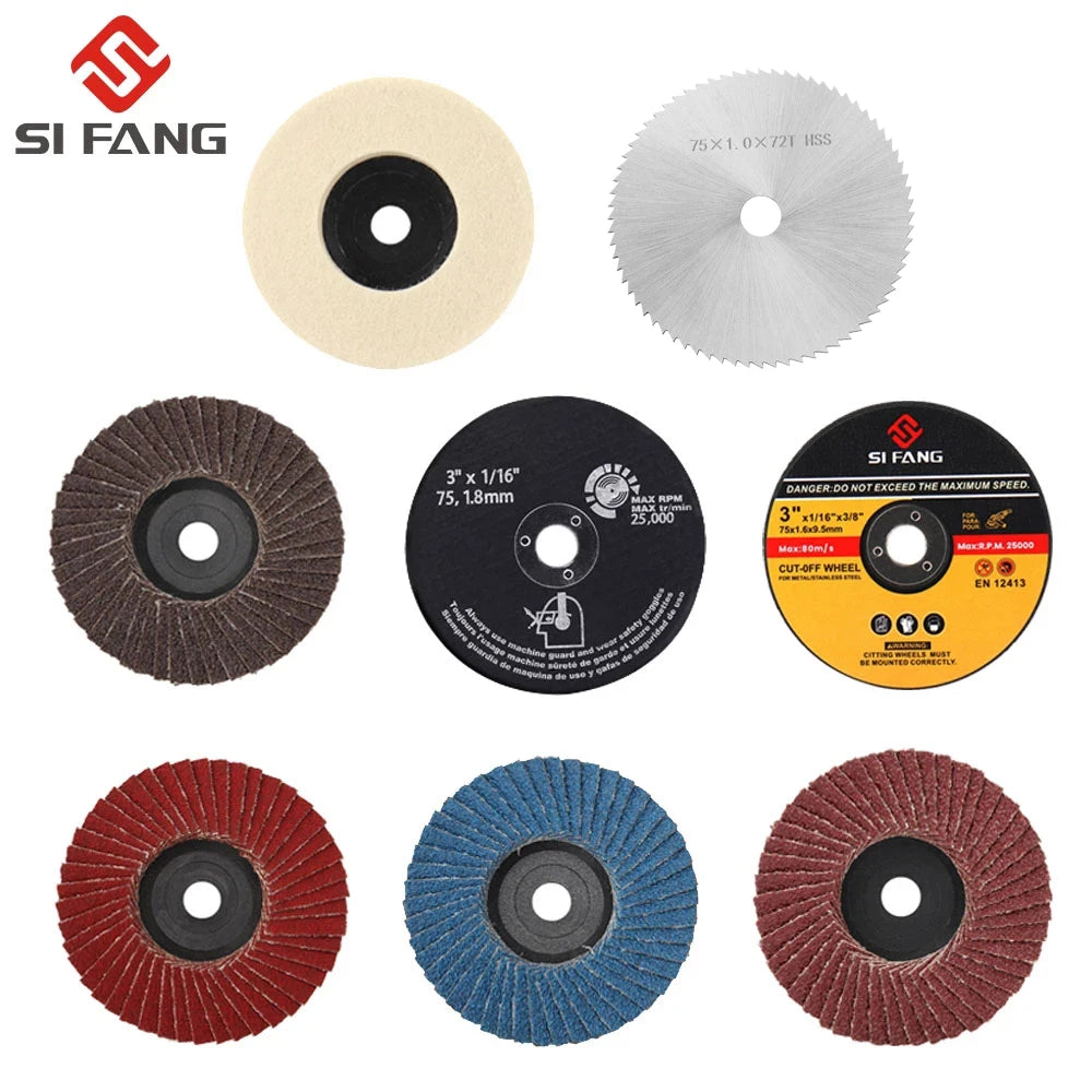 75mm Mini Angle Grinder Cutting Disc Circular Resin Grinding Wheel Saw Blades Cutting Wheel Disc For Cutting And Grinding