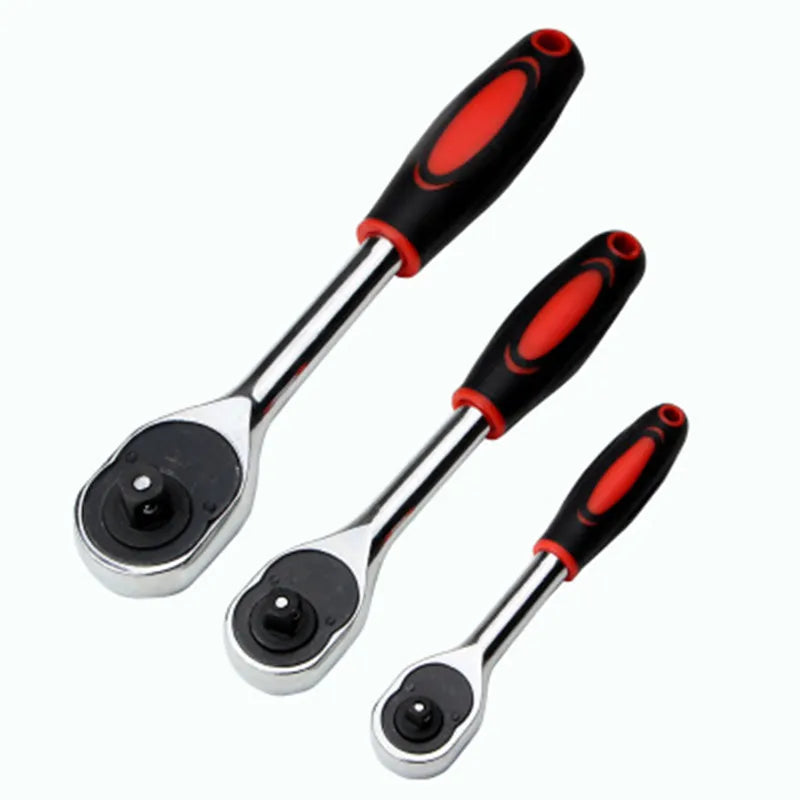 1/4" 3/8" 1/2" Steel High Torque Ratchet Wrench 24 Teeth Quick Release