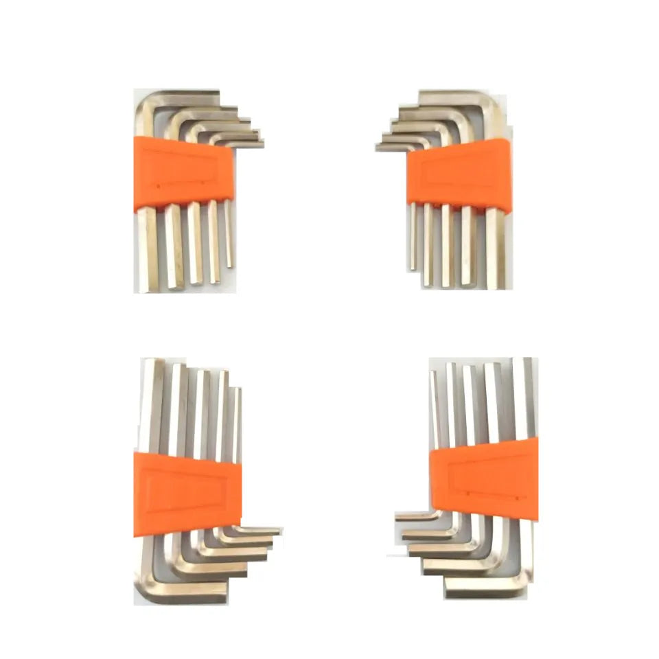 5/8/11 Pcs Allen Wrench Metric Wrench Inch Wrench L Wrench Size Allen Key Short Arm Tool Set Easy To Carry In The Pocket